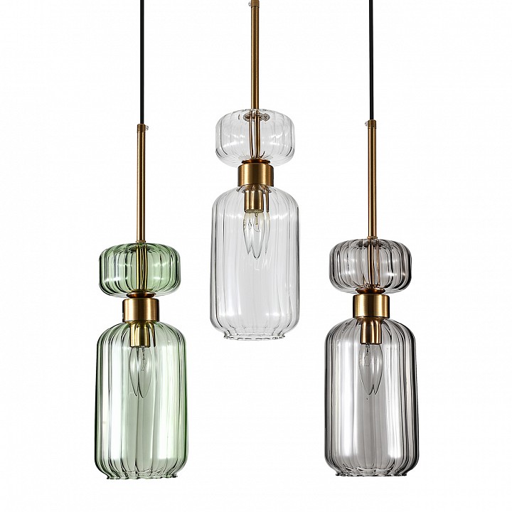 Подвесной светильник escada gloss 1141/3s cl/gn/sm