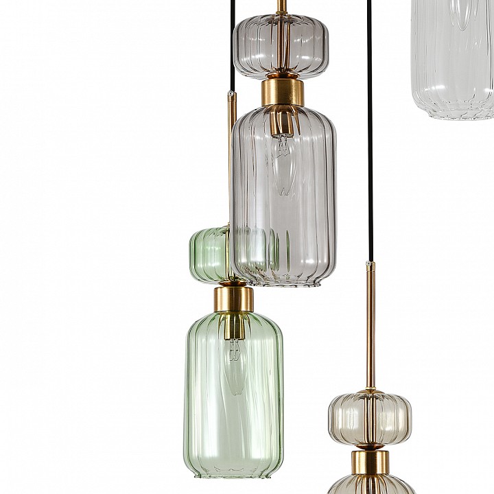 Подвесной светильник escada gloss 1141/5s cl/bg/gn/sm/am