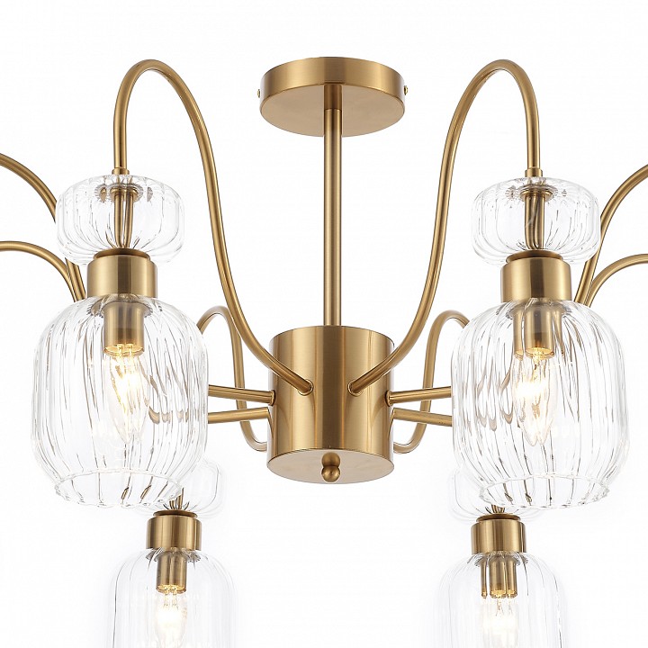 Люстра на штанге escada gloss 1141/8pl clear