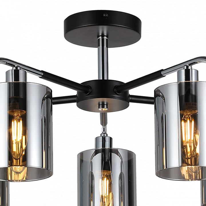 Люстра на штанге escada elegant 671/5p chrome