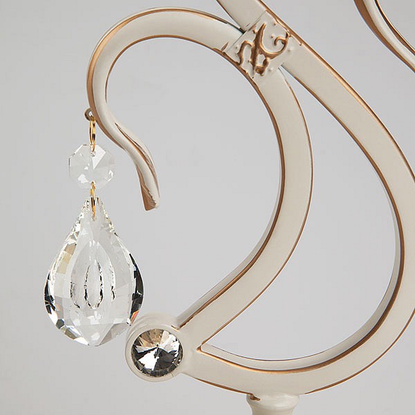 Настольная лампа декоративная eurosvet etna 12205/1t белый strotskis