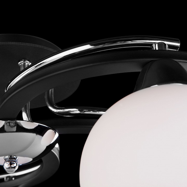 Потолочная люстра eurosvet larion 9654/5 хром/венге