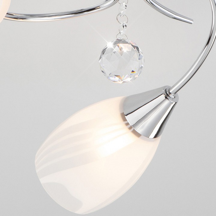 Потолочная люстра eurosvet virginia 30100/3 хром