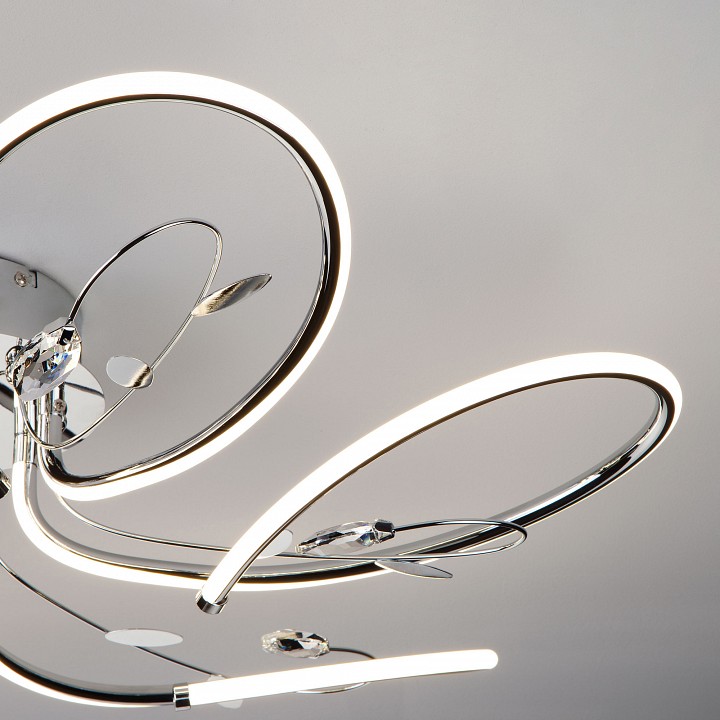 Потолочная люстра eurosvet venzel 90082/6 хром