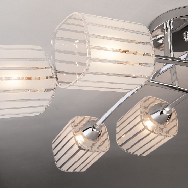 Люстра на штанге eurosvet ruby 30125/8 хром