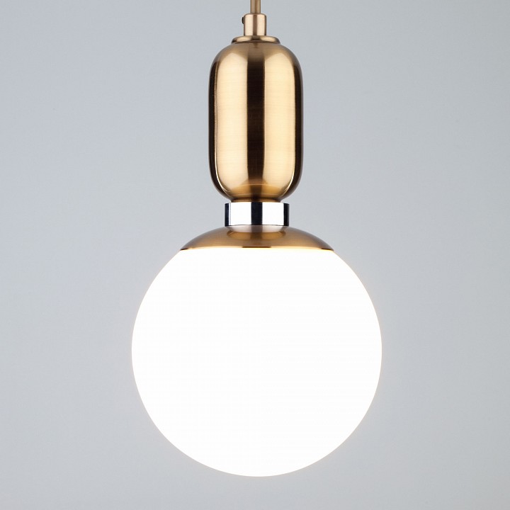 Подвесной светильник eurosvet bubble 50151/1 латунь