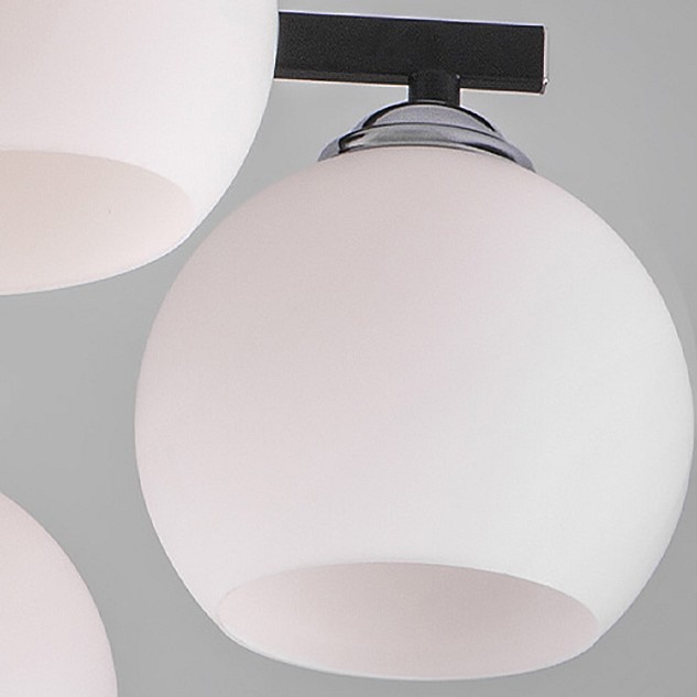 Люстра на штанге eurosvet blasco 30145/6 хром/венге