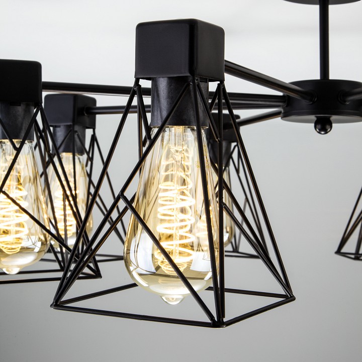 Люстра на штанге eurosvet trappola 70107/8 черный