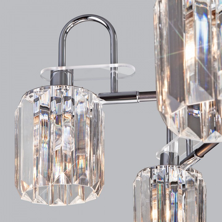 Люстра на штанге eurosvet tenia 70090/5 графит