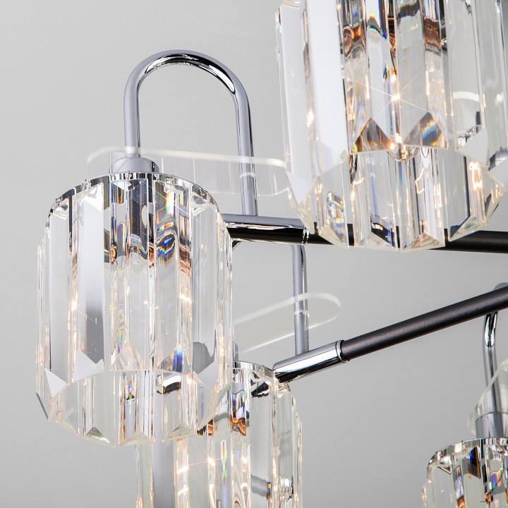 Люстра на штанге eurosvet tenia 70090/8 графит