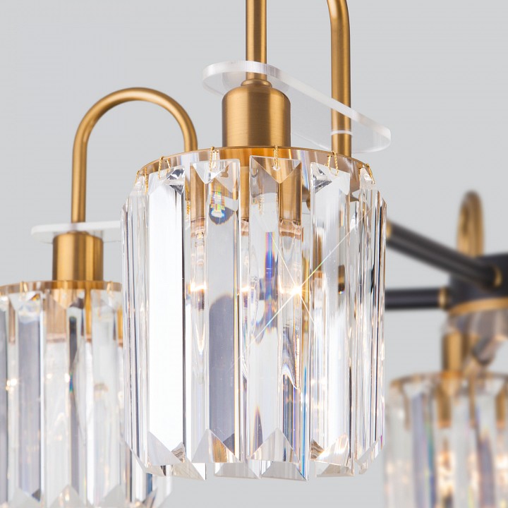 Люстра на штанге eurosvet tenia 70090/8 черный