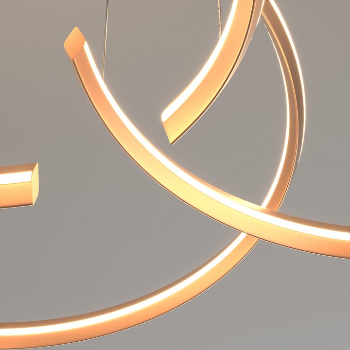 Подвесной светильник eurosvet gap 90180/3 золото