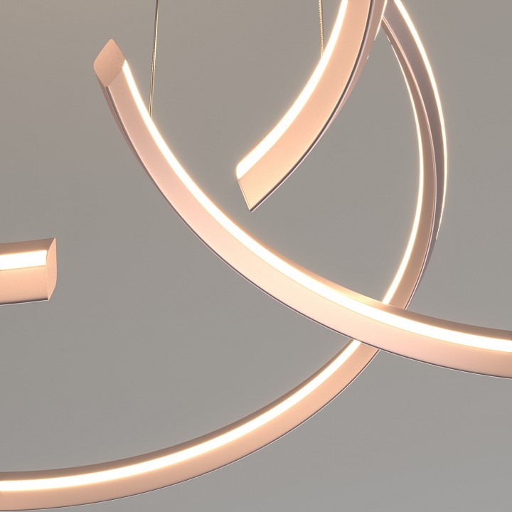 Подвесной светильник eurosvet gap 90180/3 сатин-никель