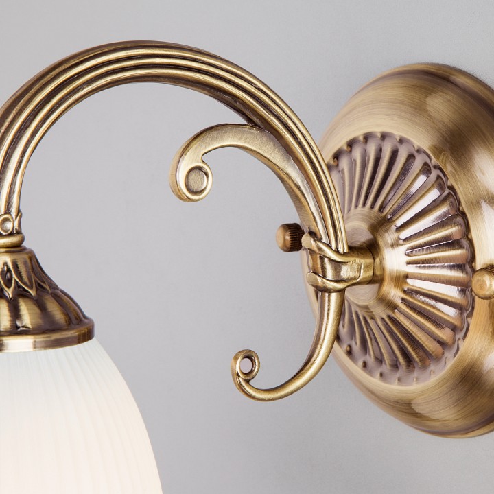 Бра eurosvet campina 60107/1 античная бронза