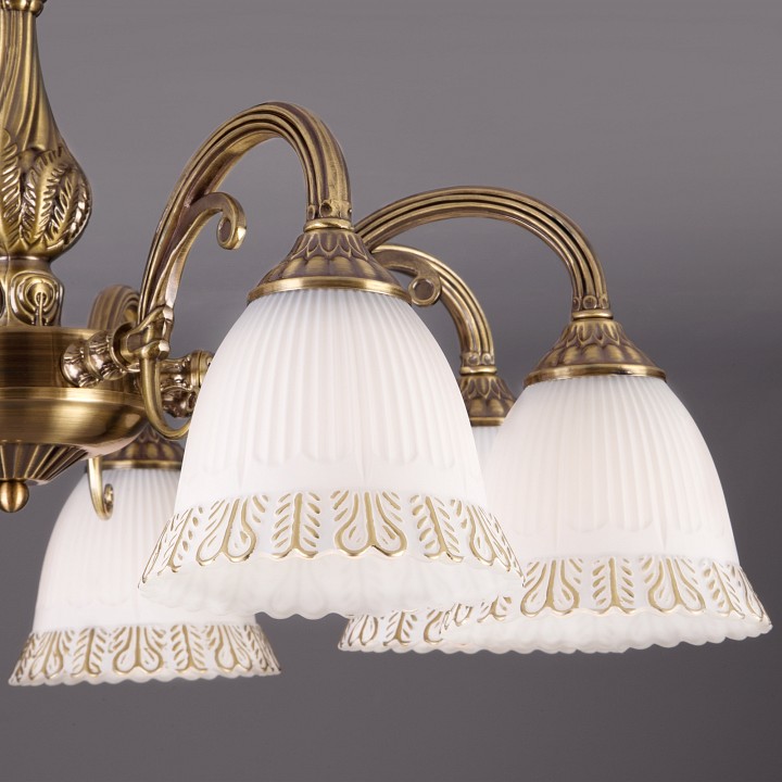 Люстра на штанге eurosvet campina 60107/8 античная бронза