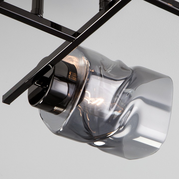 Потолочная люстра eurosvet hilari 30165/4 черный жемчуг