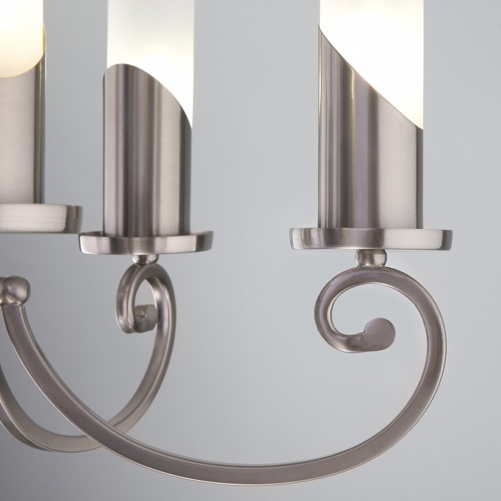 Подвесная люстра eurosvet banci 60117/5 никель