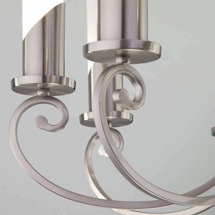 Подвесная люстра eurosvet banci 60117/8 никель