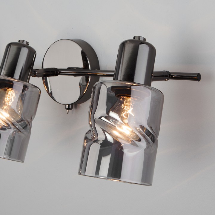 Бра eurosvet ansa 20120/3 чёрный жемчуг