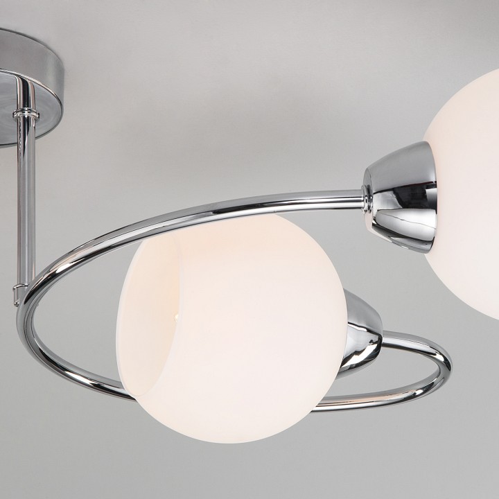 Потолочная люстра eurosvet tulia 30136/4 хром