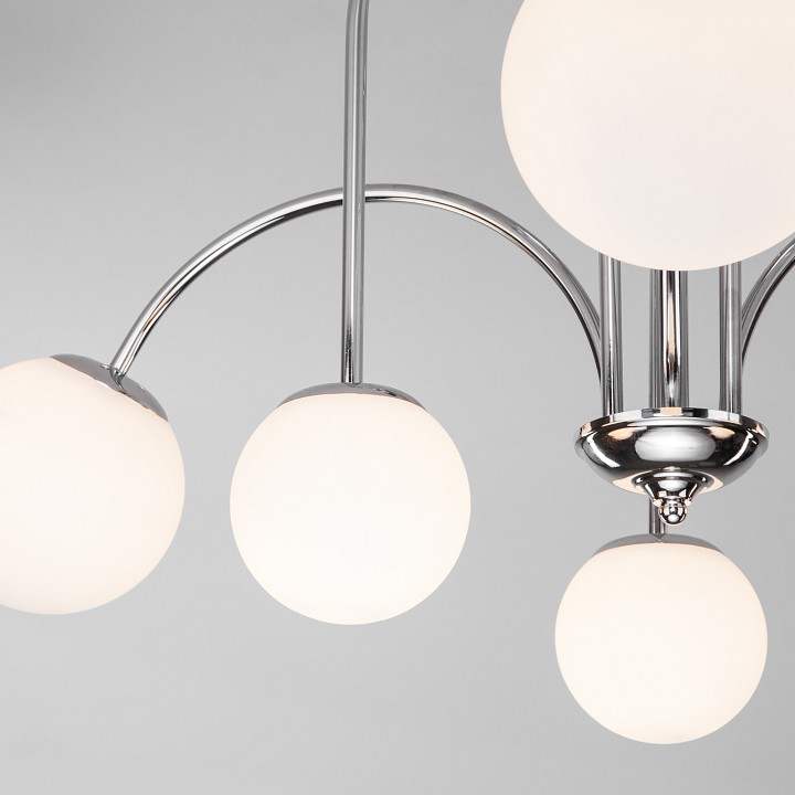 Люстра на штанге eurosvet alix 30177/6 хром