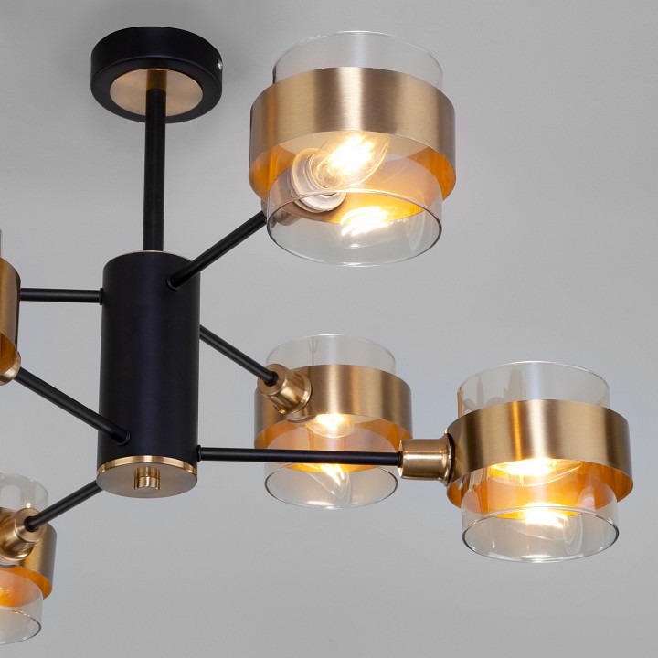 Люстра на штанге eurosvet arcada 70127/6 черный