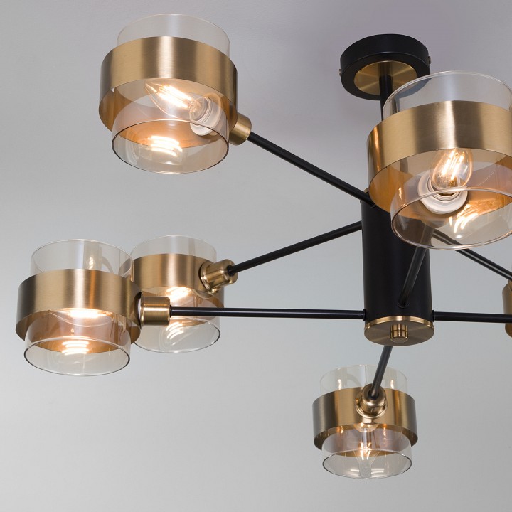 Люстра на штанге eurosvet arcada 70127/8 черный