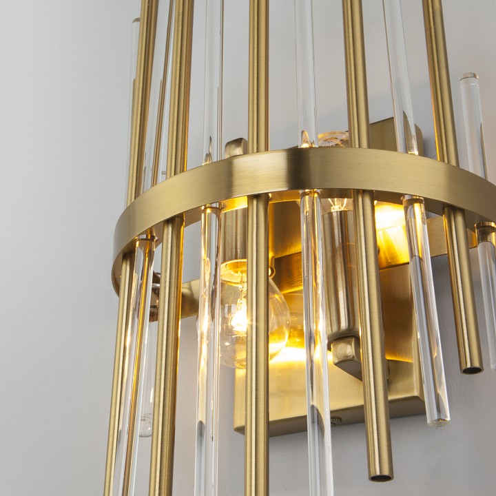 Накладной светильник bogate's allure 356/2 латунь