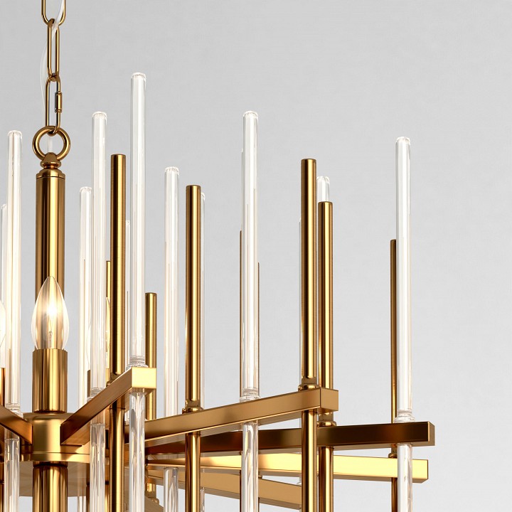 Подвесная люстра bogate's allure 356/6 smart латунь