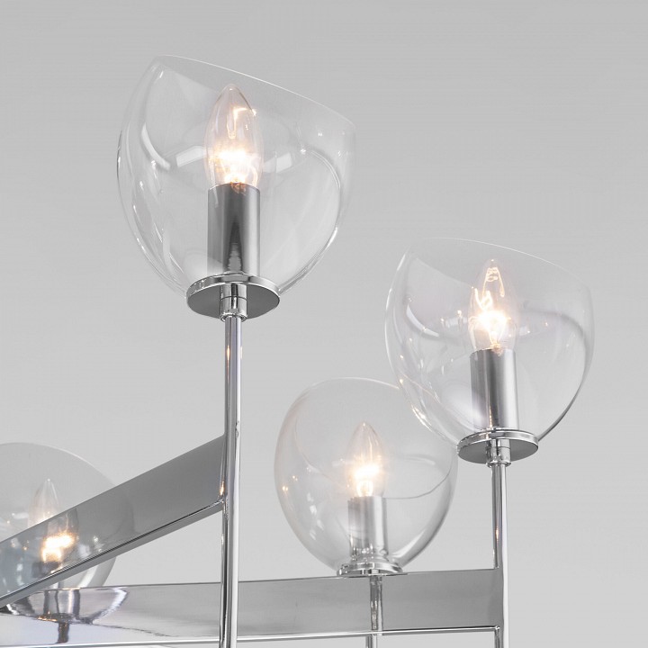 Люстра на штанге eurosvet arrista 60130/8 хром smart