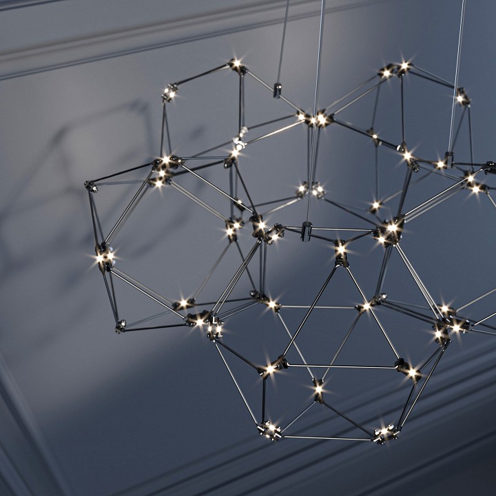 Подвесная люстра eurosvet uma 90169/5 черный жемчуг