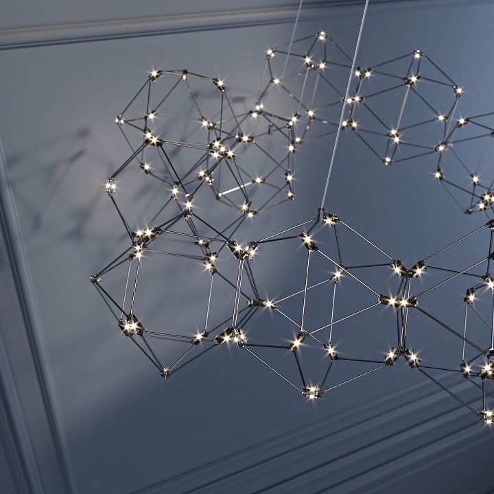 Подвесная люстра eurosvet uma 90169/12 черный жемчуг