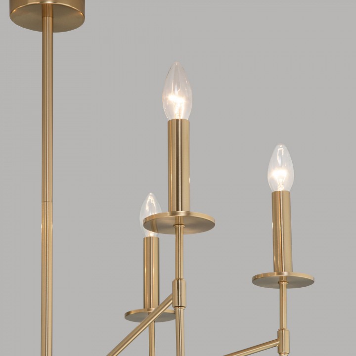 Люстра на штанге eurosvet anders 60142/6 латунь