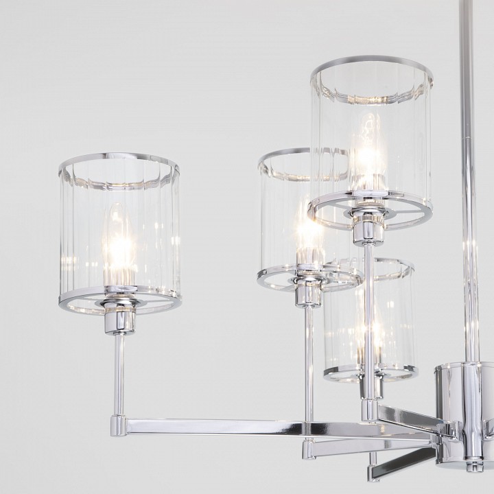 Люстра на штанге eurosvet inari 60144/8 хром