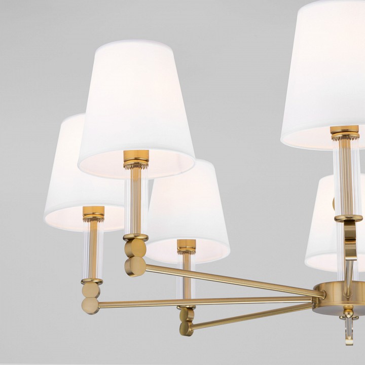 Люстра на штанге eurosvet conso 60145/8 латунь