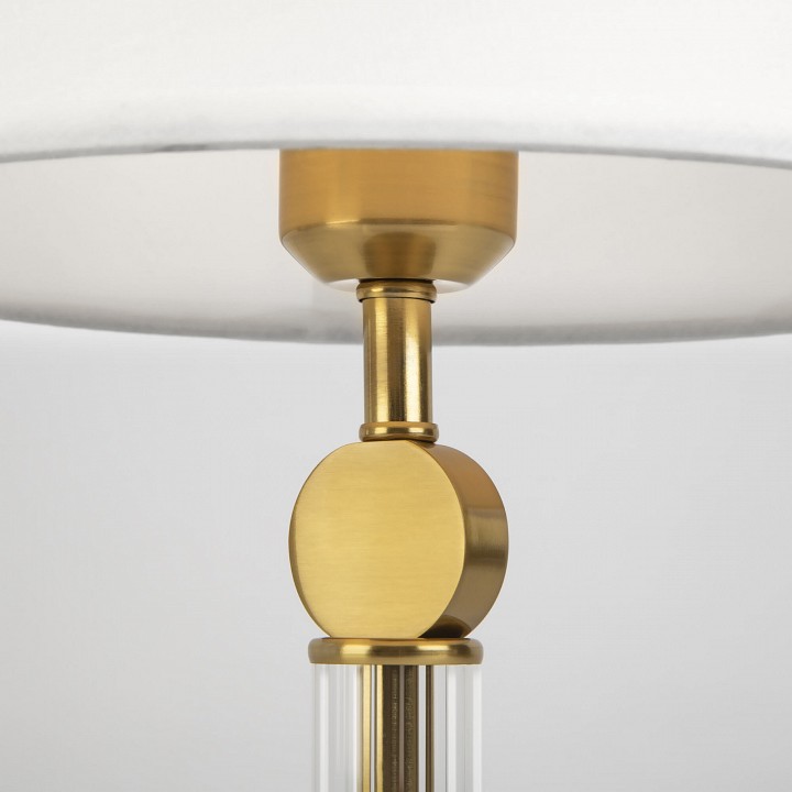 Настольная лампа декоративная eurosvet conso 01145/1 латунь