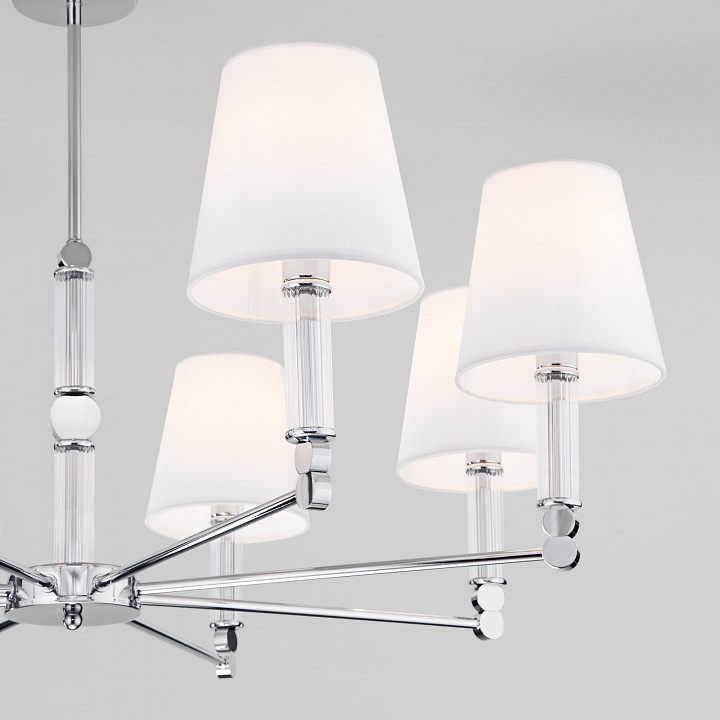 Люстра на штанге eurosvet conso 60145/8 хром