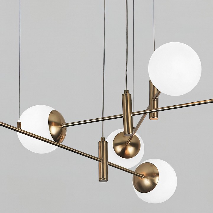 Подвесная люстра eurosvet planet 70146/6 латунь