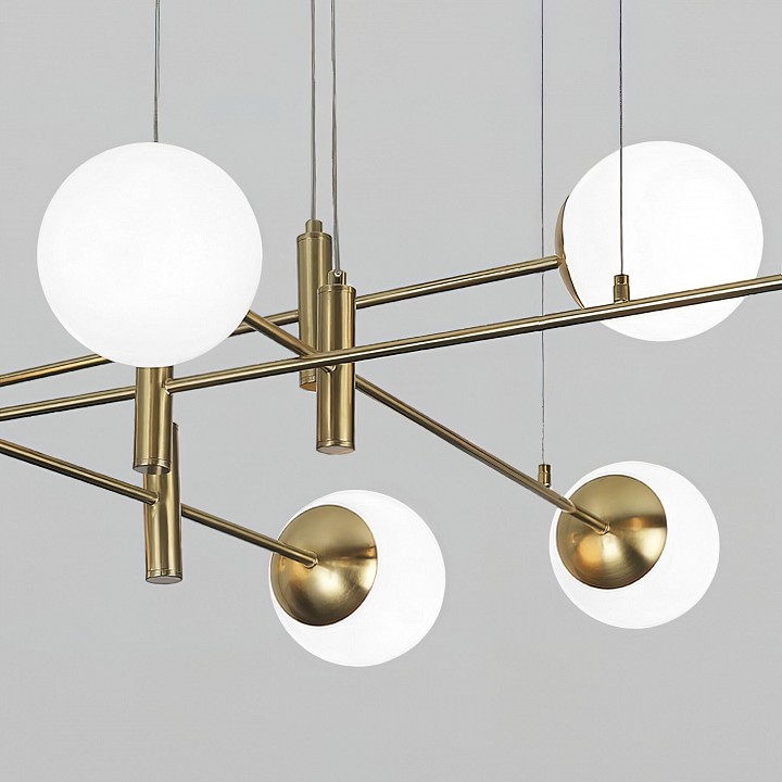 Подвесная люстра eurosvet planet 70146/8 латунь