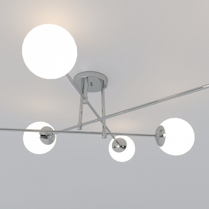 Потолочная люстра eurosvet netz 30181/6 хром