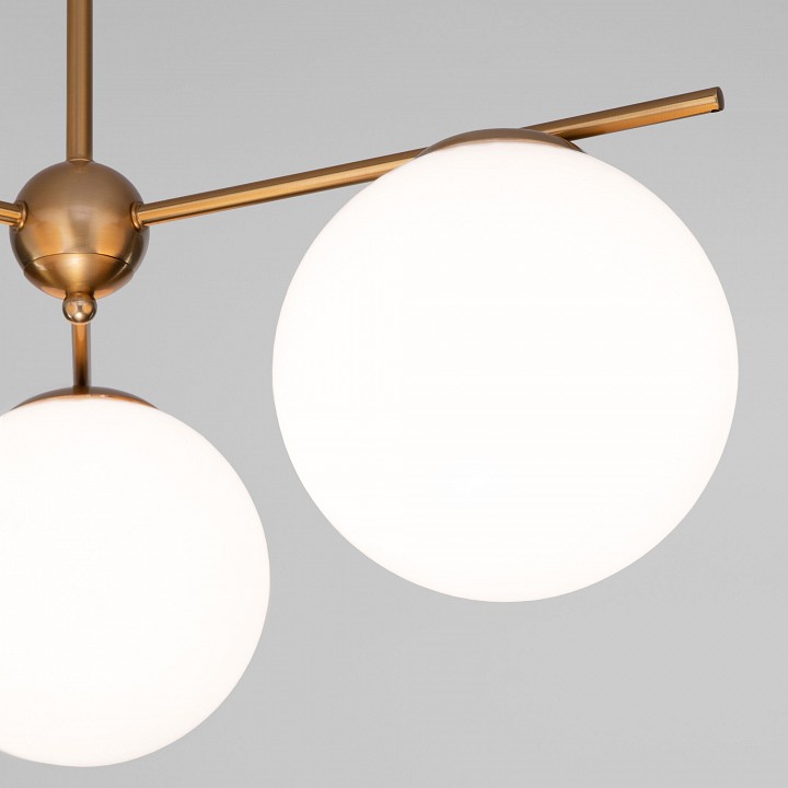 Люстра на штанге eurosvet marbella 60147/3 латунь