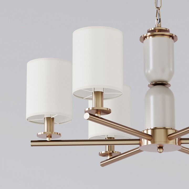 Подвесная люстра eurosvet caprera 60146/6 латунь