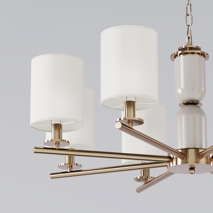 Подвесная люстра eurosvet caprera 60146/8 латунь