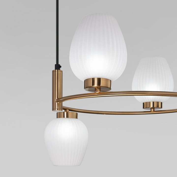 Подвесная люстра eurosvet alva 30183/4 латунь