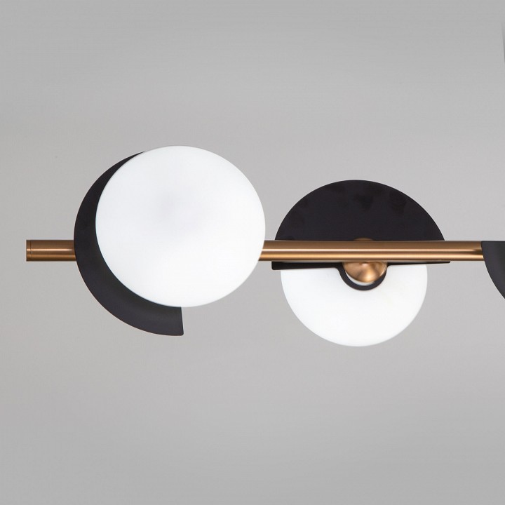 Подвесная люстра eurosvet moity 70149/6 черный/латунь