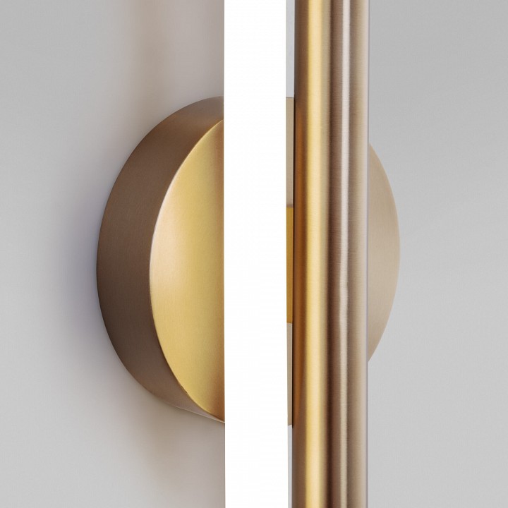 Накладной светильник eurosvet talus 50265 led латунь