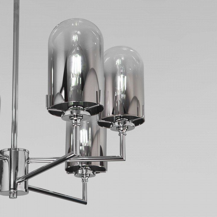 Люстра на штанге eurosvet pluto 60156/6 хром