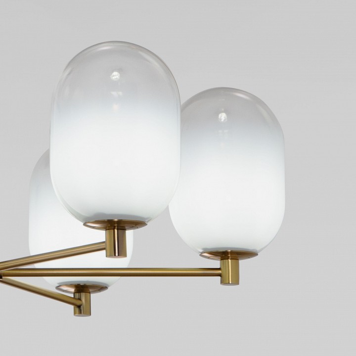 Люстра на штанге eurosvet loona 60161/8 латунь