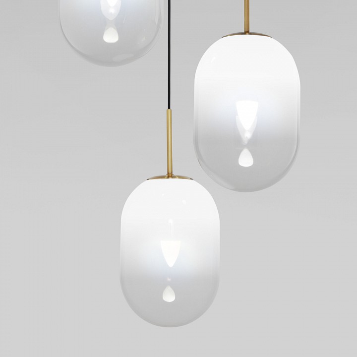 Подвесной светильник eurosvet loona 60161/3 латунь