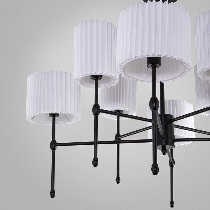 Люстра на штанге eurosvet notturno 60162/8 черный